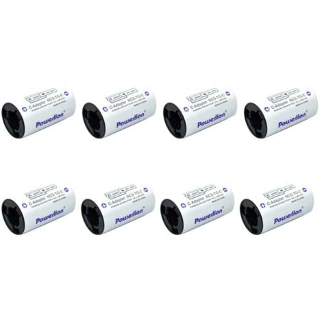 Adaptateurs Piles C Convertisseur AA Vers Entretoise Pour Cellules Lot De 8