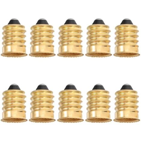 Adaptateurs pour ampoules E12. 10 pièces. convertisseurs de douilles. adaptateurs de culot à vis. connecteurs pour ampoules LED