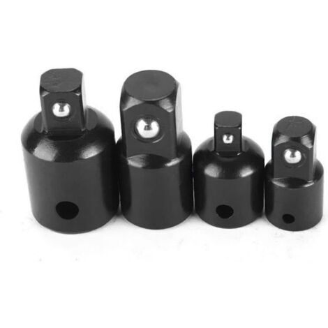 Adaptateurs pour douilles - Pillote - 4pcs - 1/2\" à 3/8\" - 3/8\" à 1/4\" - Longueur 36mm