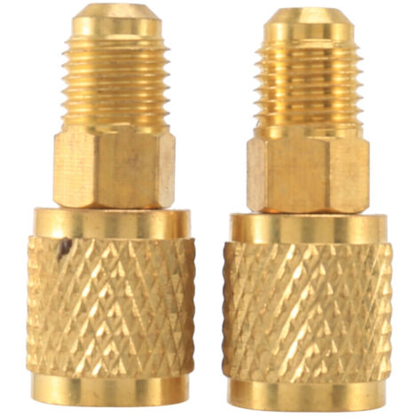 Adaptateurs rapides R410A femelle 5/16" SAE vers 1/4" male flare split