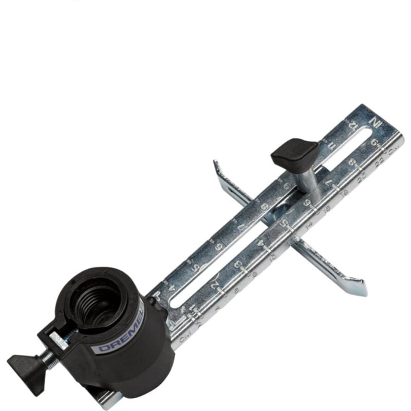 Jusch - Adaptation Guide pour découpe droite et circulaire jusqu'à 30 cm fournie avec une Fraise pour découper dans bois