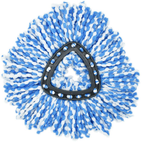 Adaptation vileda o-cedar disque triangulaire rotation 360 degrés tête de mop tête de remplacement fibre mop accessoires