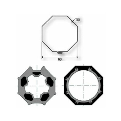 Adaptations moteur Somfy - Axe Depratimbac Ø60mm 9410332 - pour Moteur Ø50mm