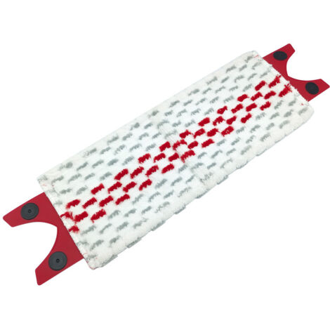 Adapté au balai vapeur plat rotatif Vileda, chiffon de balai avec pulvérisation d'eau UltraMax, tête de balai actionnée par le pied