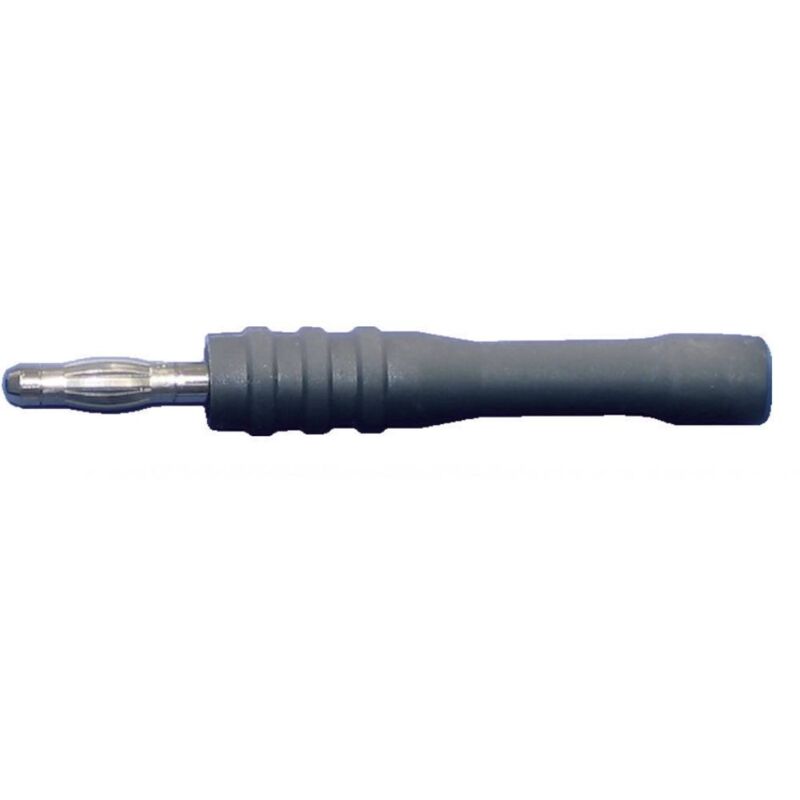 Image of 21012 Adattatore per misurazioni Adattatore a punta per sonde - Spina a banana 4 mm flessibile Grigio - Testec