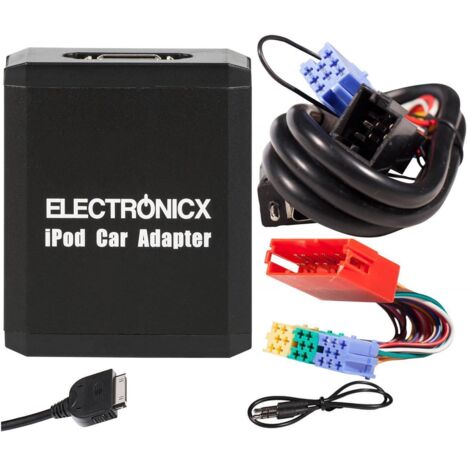 Adapter AUX iPhone iPad iPod CD Wechsler Audi 8 + 20 Pin