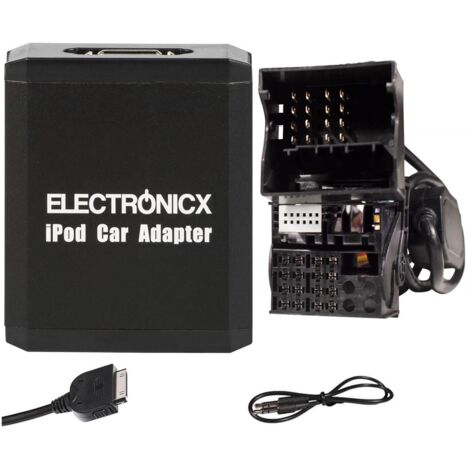 Adapter AUX iPhone iPad iPod CD Wechsler BMW, Mini, Land Rover Flachpin