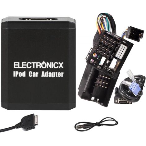 Adapter AUX iPhone iPad iPod CD Wechsler Renault 12 Pin