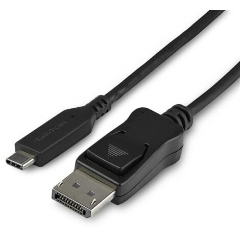 Adapter Cable - 8K USB-C to DP - 3.3 ft. StarTech.com Cable adaptateur USB-C vers DisplayPort de 1 m - 8K a 30 Hz - HBR3 - Compatible Thunderbolt 3 - Adaptateur vidéo externe - USB-C - DisplayPort - n