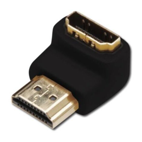 Adapter de Grafik ASSMANN HDMI, HDMI Typ A auf HDMI Typ A (90°), 4K Ultra HD 60Hz, 3840 x 2160 Pixel, schwarz