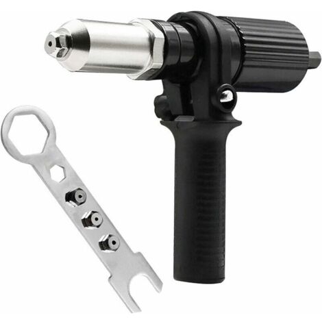 Adapter für elektrische Nietpistole, Blockkopfverbinder, Profi-Werkzeuge, Mutter, Verbindung, Bohrer, Nieten, Nietgerät, Nieteneinsetzen, Aufsatz für Akkuschrauber und Bohrmaschinen