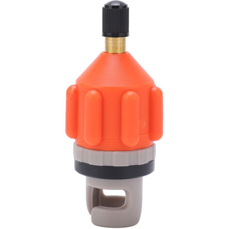 Adapter für Paddleboard-Pumpen, einfaches und schnelles Aufpumpen, tragbar und wasserdicht für Paddleboards und Schlauchboote, Orange