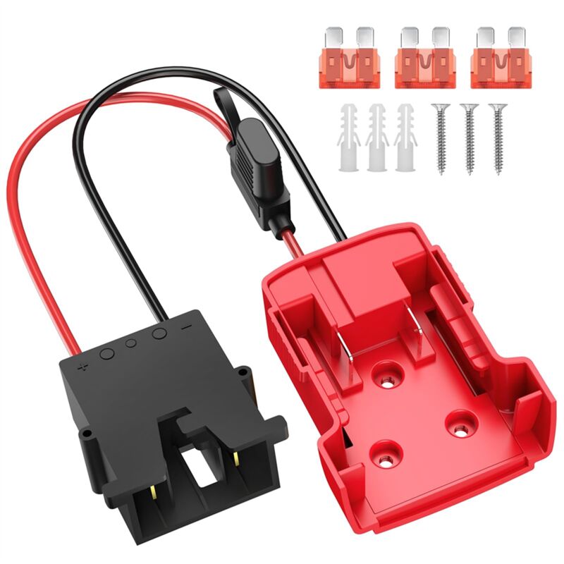 Image of Adapter für Batterie mit Kabelbaumstecker 12AWG 40A Sicherung 12V