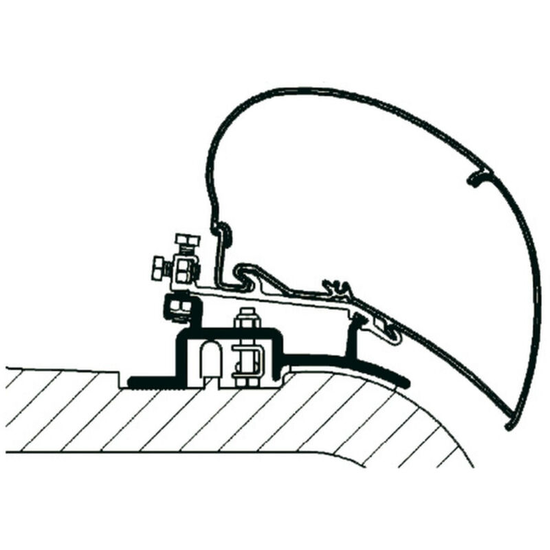 Adapter Für Vorhänge Boxer/jumper/ducato Bis 06 - Thule