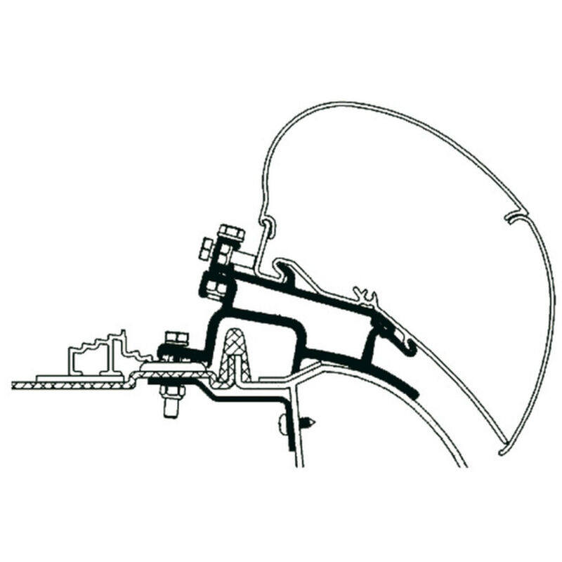 Adapter Für Vorhänge Master Movano 1998/2000 - Thule