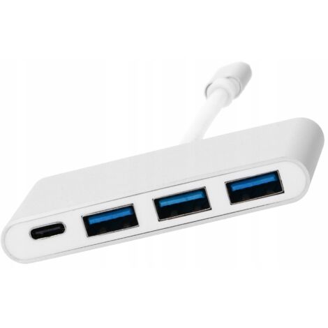 ADAPTER HUB USB C auf 3xUSB 3.0 + USB C PD MacBook
