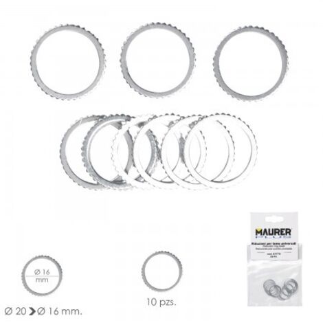 Adapter/Reduzierstücke Holztrennscheibe Ø 20 bis Ø 16 mm. (Beutel 10 Stück)
