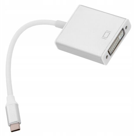 ADAPTER USB C auf DVI 24+5 KONVERTIERUNGSKABEL MacBook