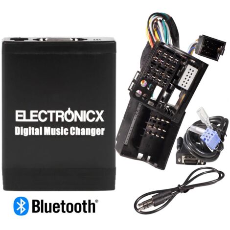 Adapter USB SD MP3 AUX Bluetooth Freisprechanlage Renault 12 Pin
