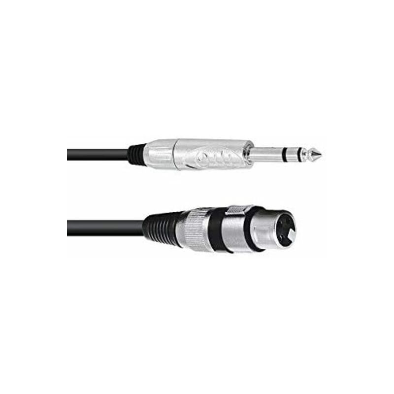 

Omnitronic - Adaptercable XLR (F) / Jack estéreo 2m bk