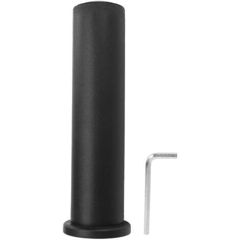 Adapterhülse für 25-mm- bis 50-mm-Stangen – Schwarzes PP – Fitnesszubehör 212 mm