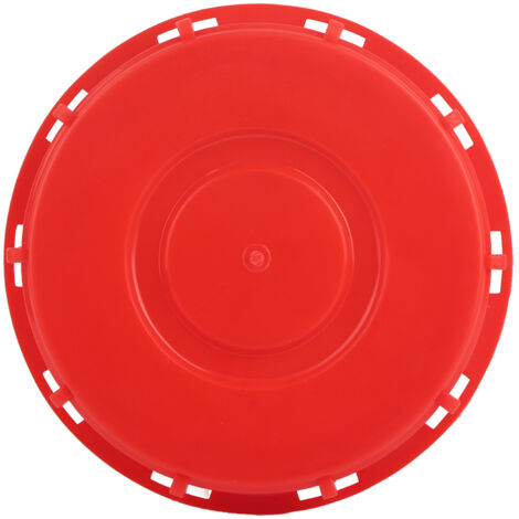 Adapterkappe für IBC-Tank Typ B, roter Kunststoffdeckel, 163 mm, für Flüssigkeitslagerung und -transport