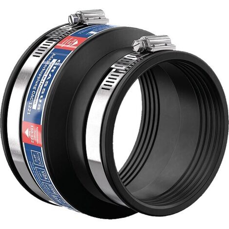 Adapterkupplung CAC 1221 Spannbereich 110-122 x 80-95 mm EPDM - PN 0,6 bar