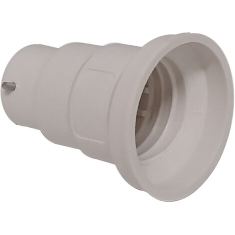 Adapteur douille B22 en E27 blanc - L'EBENOID