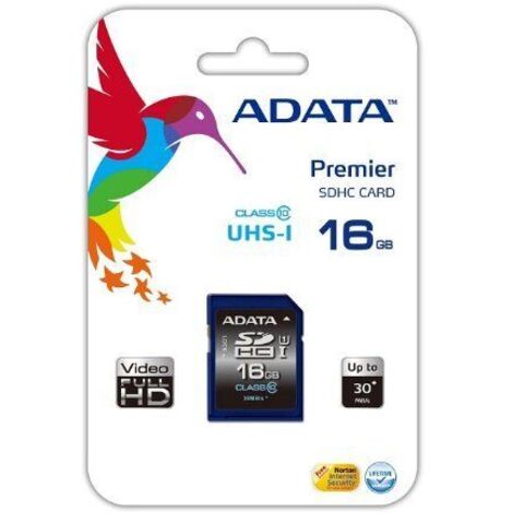 ADATA ASDH16GUICL10 16GB Classe 10 Nero Blu