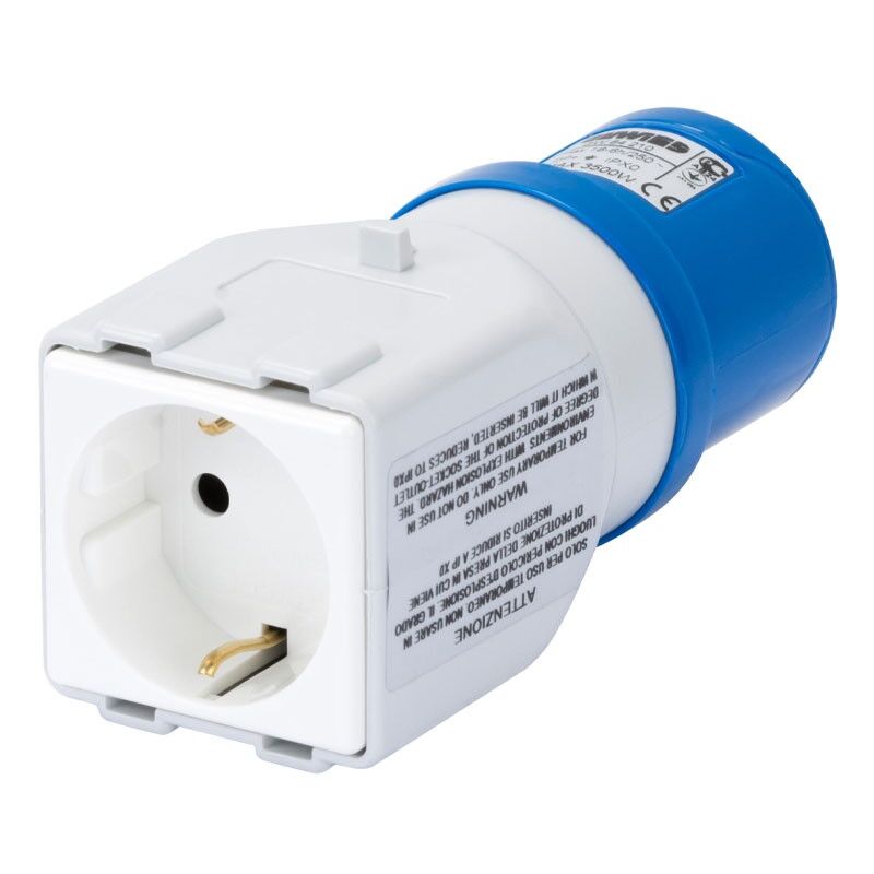 Adattatore Gewiss Da Industriale A Civile 2p t 16a Gw64210