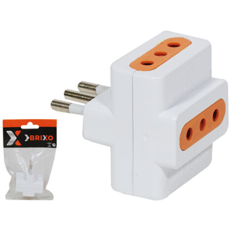 Adattatoei triplice Polaris - Amp. 10+T (No Bipasso) Conf. 10 Pz