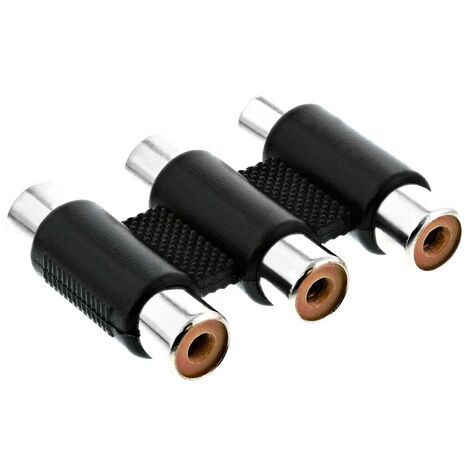 Adattatore 3 RCA audio video interconnessione femmina/femmina Aigostar