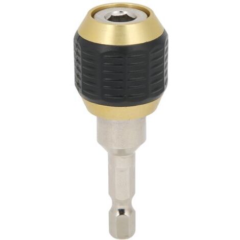 Adattatore a cambio rapido per trapano elettrico, connettore da 1/4", gambo esagonale, utensile convertitore retrattile, 60 mm / 2,4"