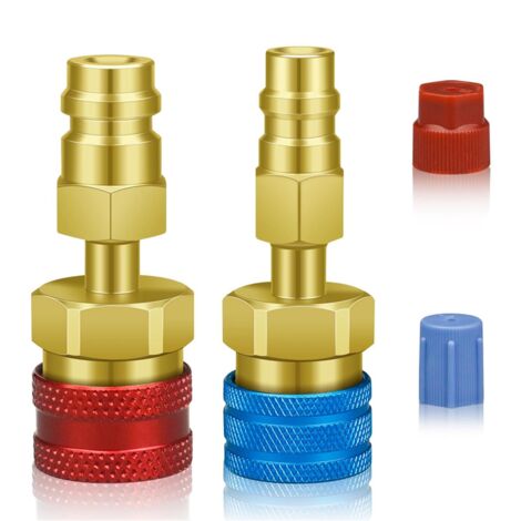 Adattatore R1234YF A R134A Per Aria Condizionata Auto - Connettore Rapido Lato Basso In Alluminio - Foto 7