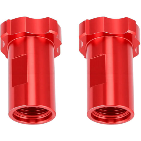 Adattatore a tazza per pistola a spruzzo per auto - Filettatura femmina M16, passo 1,5 mm, universale - Confezione da 2, vernice rossa