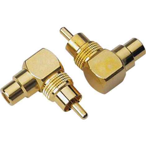 Adattatore angolato RCA Sinuslive CWS [1x Spina RCA - 1x Adattatore RCA]