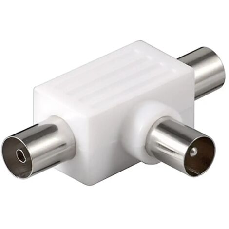 adattatore antenna tv splitter tripla da spina a doppia presa 9.5 mm