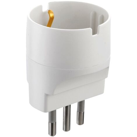 adattatore attacco shuko 16A presa elettrica riduzione semplice 2P+T