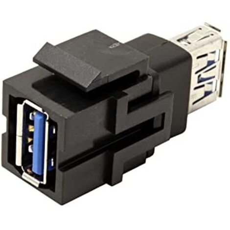 Adattatore Bachmann USB A/A 3.0 Keystone Modul nero [917.120]