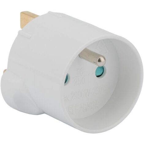 Adattatore bianco Francia-Gran Bretagna ZENITECH ZENITECH