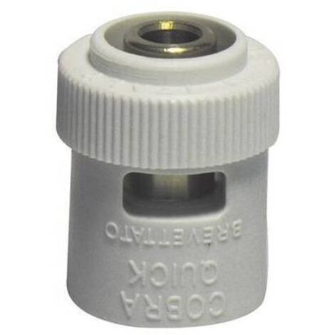 ADATTATORE BIANCO PER INNESTO TUBO MULTISTRATO   brevettato 1/2 x 16 DH