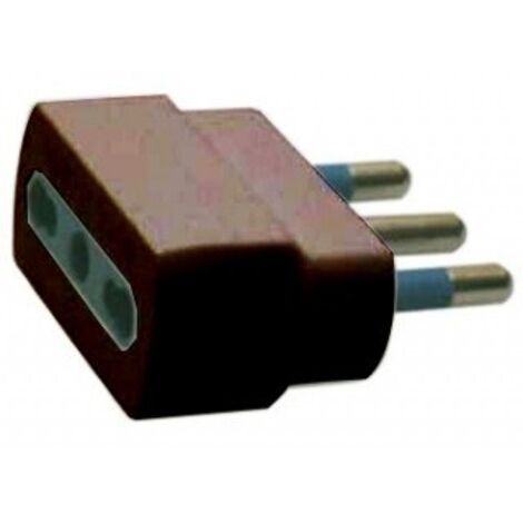 Adattatore Biv. Nero Spina 16A ( ELETTROCANALI cod. ECK33411 )