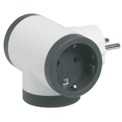Adattatore Bticino triplo spina schuko + 3 prese schucko 16 a