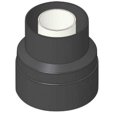 Adattatore camino ø 60/100 mm con interno in PP ed esterno in PVC 00000051371 - - TECNOGAS - -