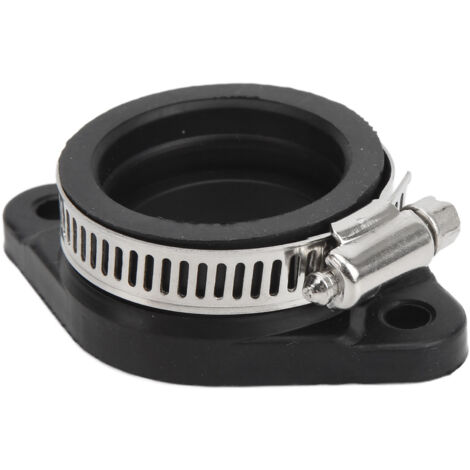 Adattatore carburatore moto in gomma nera collettore di aspirazione Carb Boot per KEIHIN KOSO OKO 60‑29mm / 2,36‑1,14 pollici
