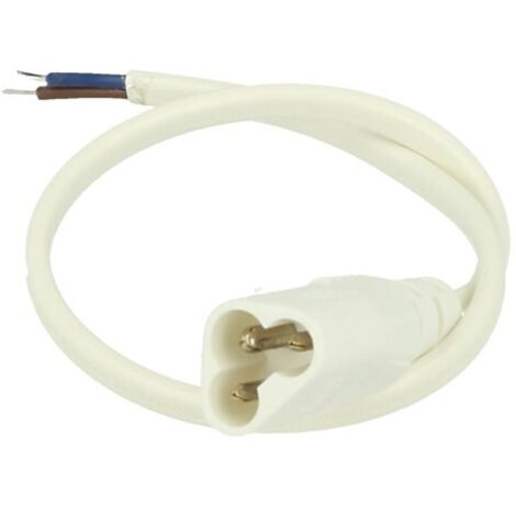 Adattatore Cavo Femmina Per Plafoniera Tubo Led T5 All In One Con Filo Lunga 30cm Per Alimentazione Allungamento