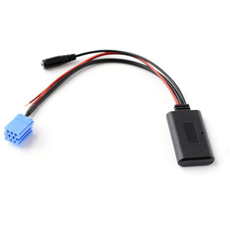 Adattatore CFTGIW, modulo audio ausiliario per auto per Brera Mito GT 147 156 159 con kit vivavoce wireless, realizzato in materiale ABS,