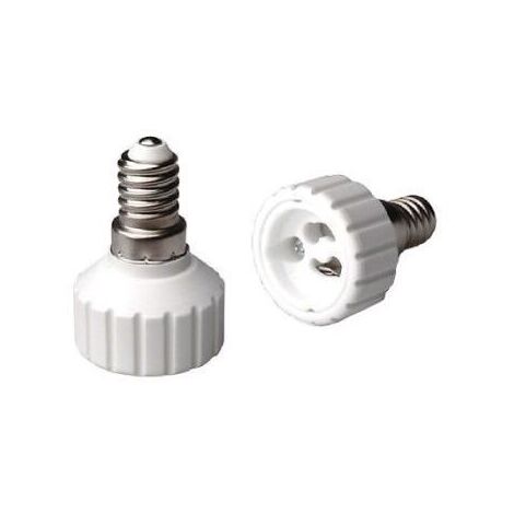 Adattatore/Convertitore portalampada da E14 a GU10