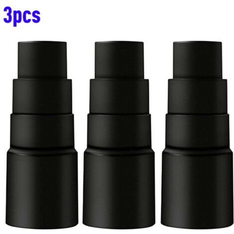 Adattatore da 3 pezzi per tubo di aspirazione Adattatore riduttore per trapano per aspirazione polvere utensile seghetto alternativo sega circolare levigatrice eccentrica trapano da banco