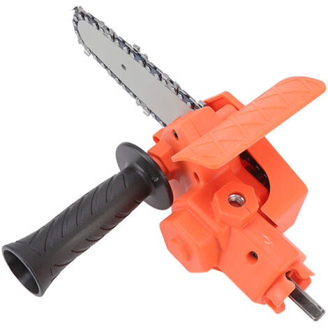 Adattatore da mini trapano a motosega da 4 pollici, semplice, in acciaio ABS, convertitore portatile per motosega elettrica, accessorio per trapano elettrico